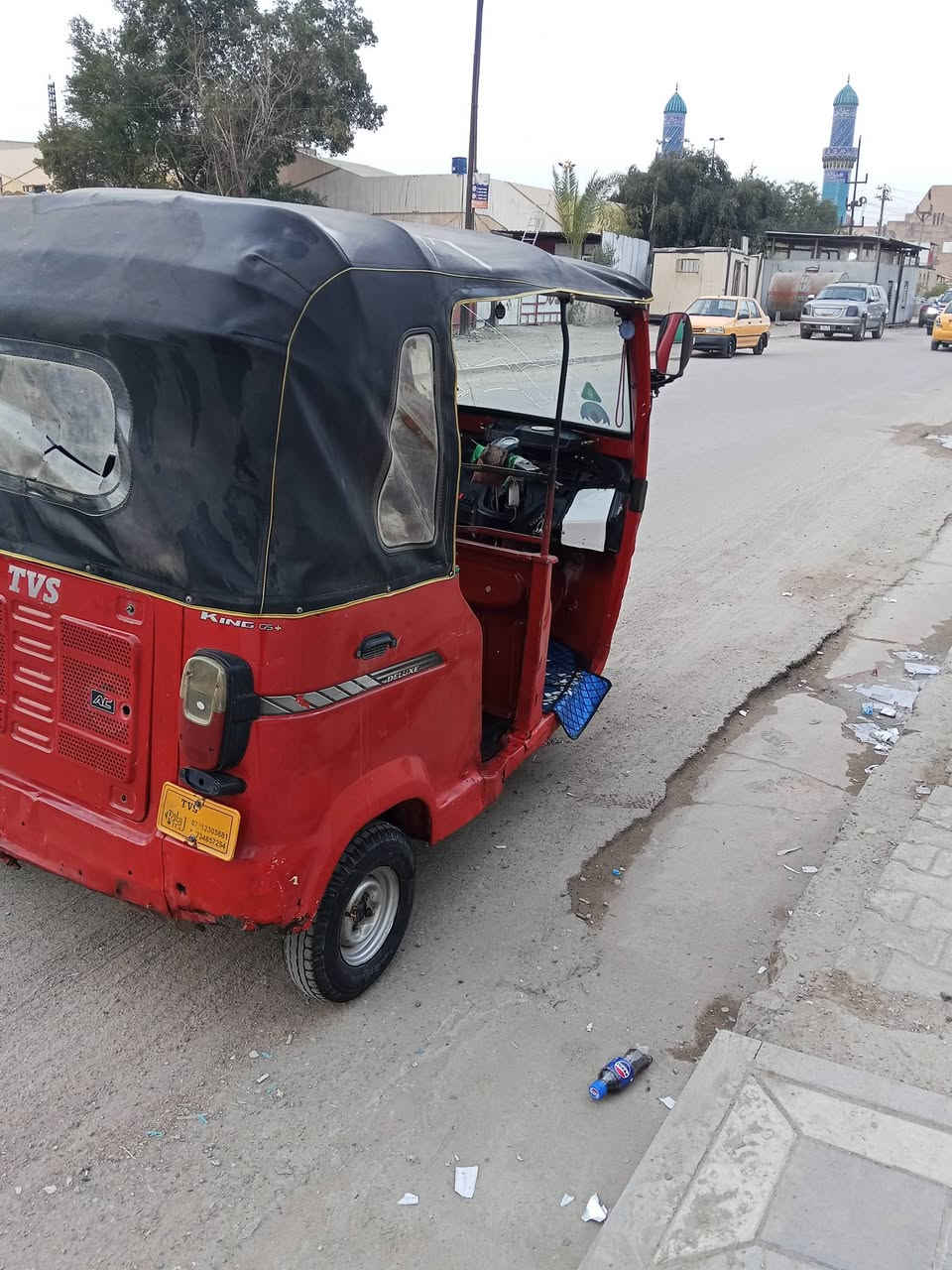 سلام عليكم تك تك TVSللبيع مديل2018 مكينه 21جديده مامفتوحه تكتك حلو ونضيفه أوراق كامله العنوان الرئاسه العبيدي شارع15للستفسار ***********
