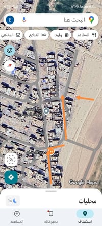 الفرسان شارع وماء • أرض زراعي • ٤٠٠م