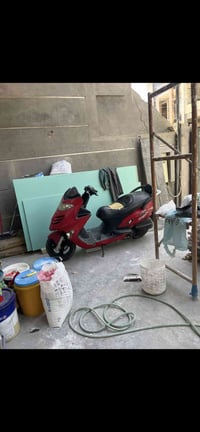 دراجة كامكو ٢٠١٤ للبيع مواصفاتها حلوة  ١٤٠ كيلو متر  الكابريتر تختنك ك...