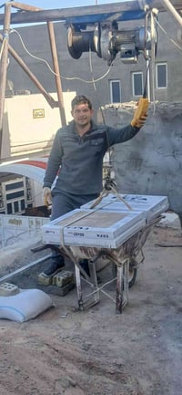 ونج تصعيد كافة مواد البناء شغل مرتب وتوقيت مظبوط 07771175332