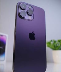 للبيع ايفون ١٤ برو ماكس لون بنفسجي  شرق اوسط جهاز وتر بروف مكفول من تص...