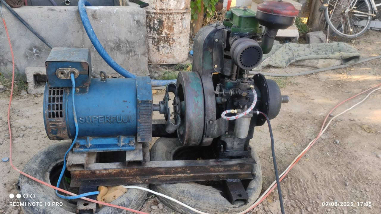 السلام عليكم ،مولد هندي للبيع
10 حصان الدينمو 7.5KW تجفيت جديد 
السعر 550 وبيه مجال للطيبين


**إذا كنت صاحب هذا الإعلان وتريد حذفه لأي سبب، رجاءا أرسل رسالة إلى الدعم الفني**