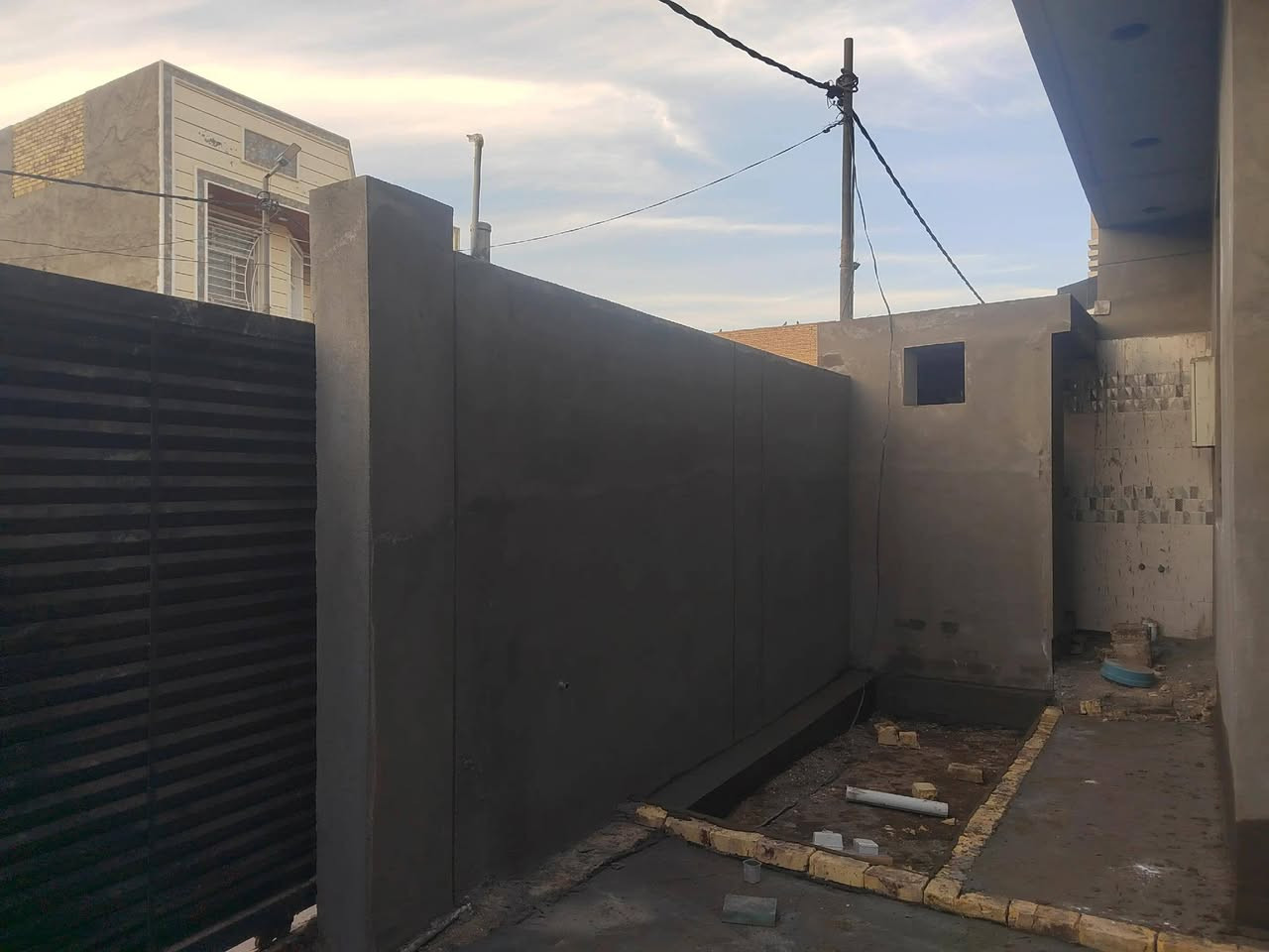 خلفه لباخ جص سمنت سغل جراره تقطيع واجهات تصال ***********
