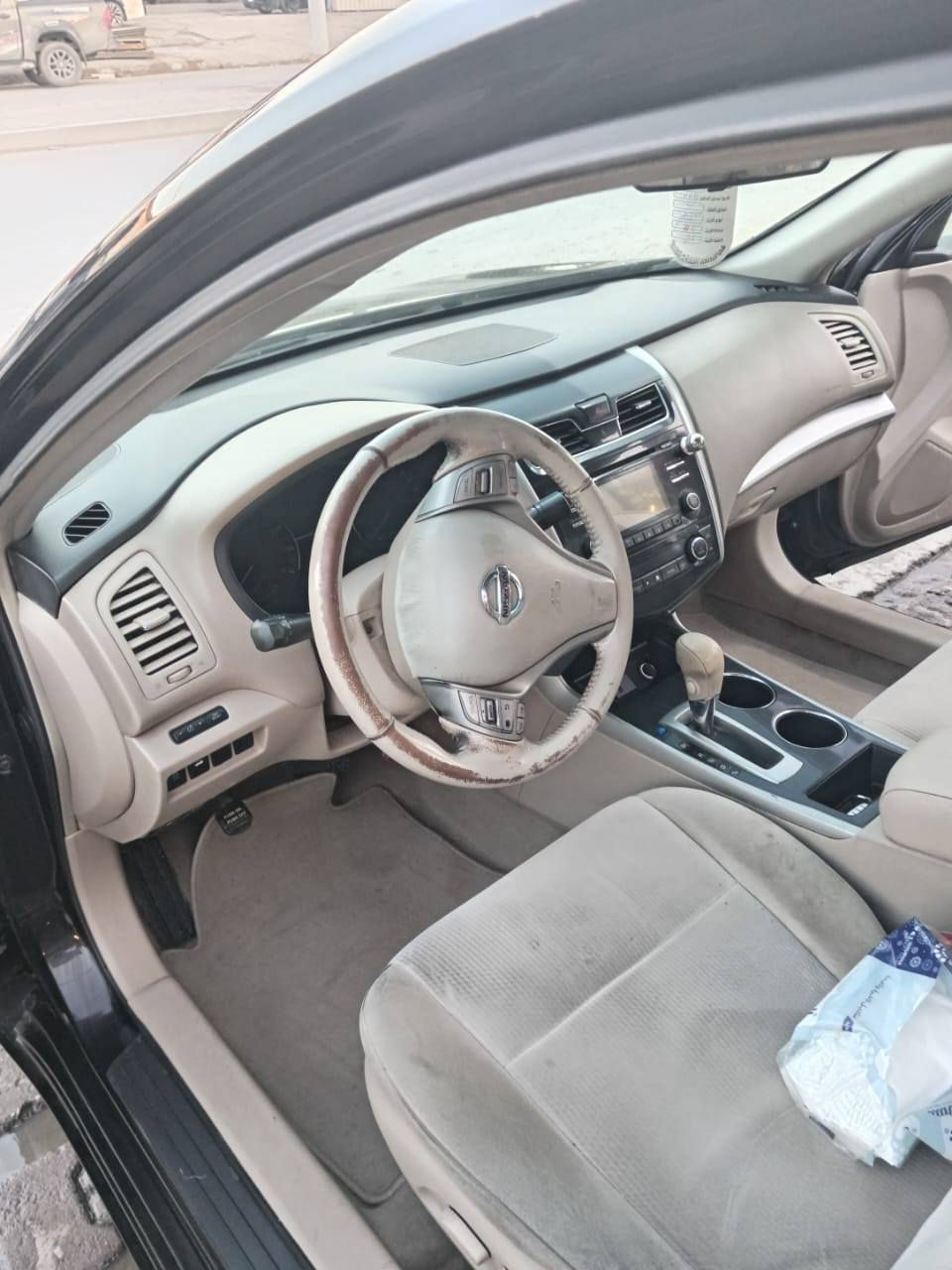 سلام عليكم التيما 2013 فئه sv أمريكي محرك 2500 تشغيل عن بعد تحكمات كير مكينه بشرط صدر أمامي خلفي كله جديد تايرات جديد رقم بغداد مشروع وطني  السعر 102 وبيها مجال *********** مكانها الانبار فلوجه
