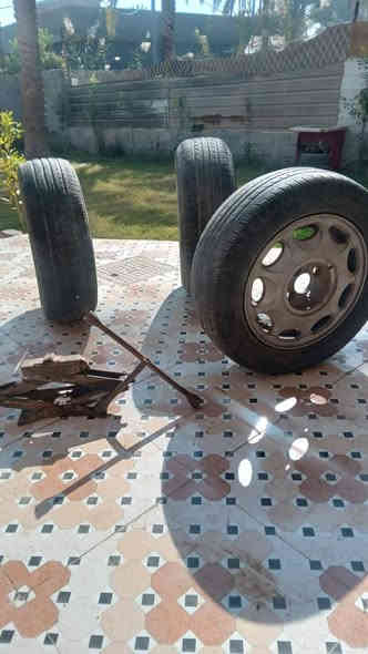 تايرات عدد 3 مع ويل 1 مع جك ويل سبانه السعر 50 الاتصال ***********
