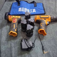 دريل وكوسره شحن مع 4 بطاريات وشاحنه ب30 اتصال 07700553237