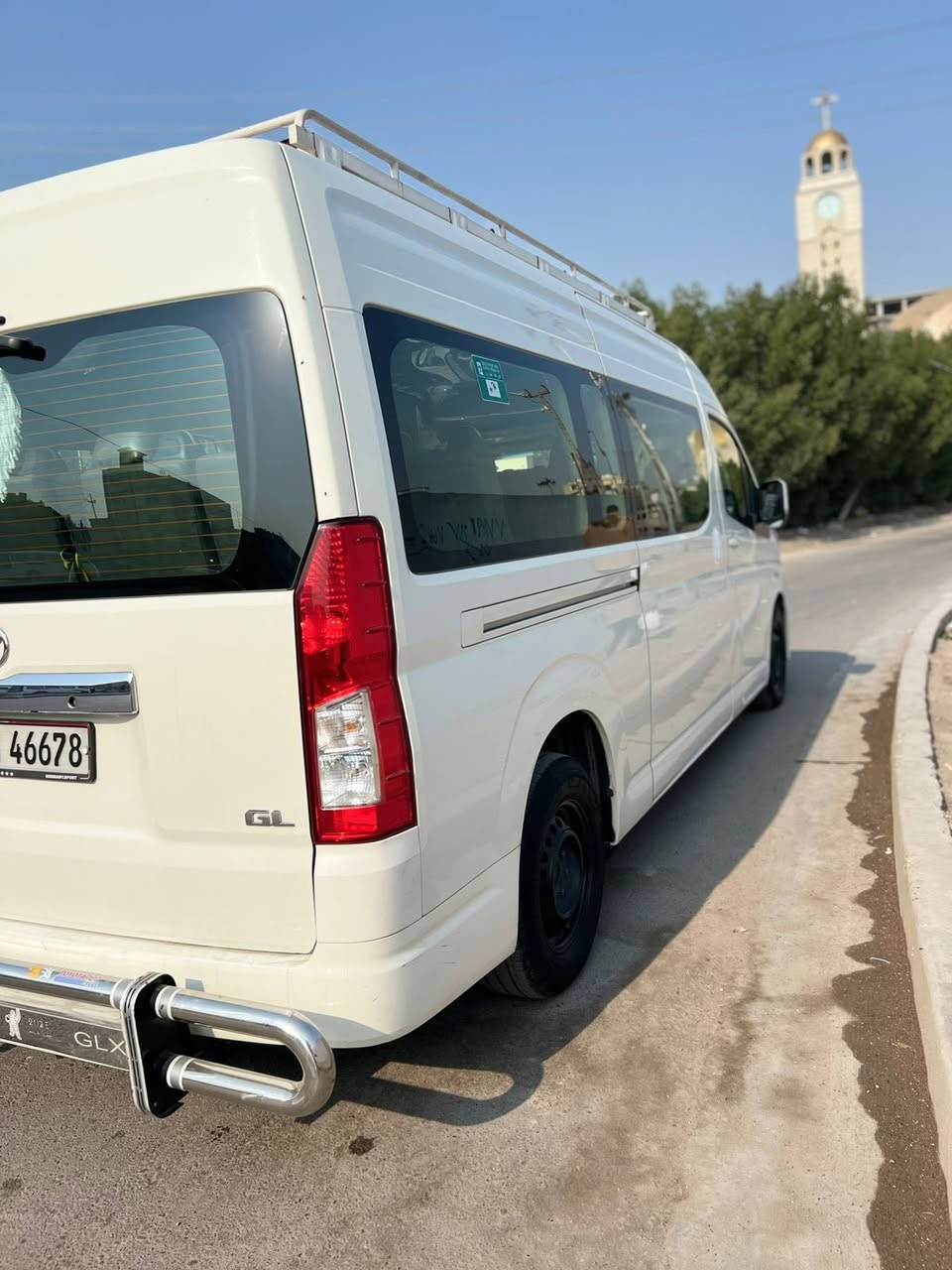 سلام عليكم هايسه اللبيع موديل 2023 كفاله كير مكينه تخم تاير لعنوان بغداد سعر 390وبيه مجال ***********
