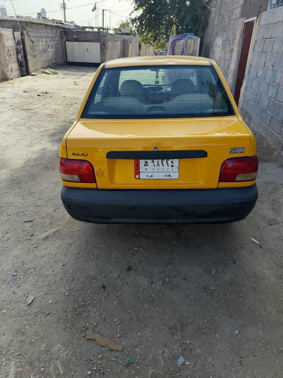 سايبه موديل 18 السياره جديده مصفره هيه و غرامات جاهزه مكينه و كيره و حداديه و تخم تاير بيها جاملغ خلفي صبغ فقط اثر دحجه مكان السياره كربلاء السعر 45 ***********
