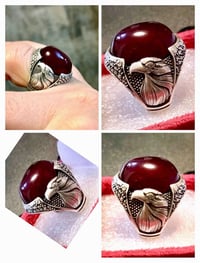 خاتم فضة ٩٢٥ • قياس ٢٥/٢٦ • العجوزة الجيزة