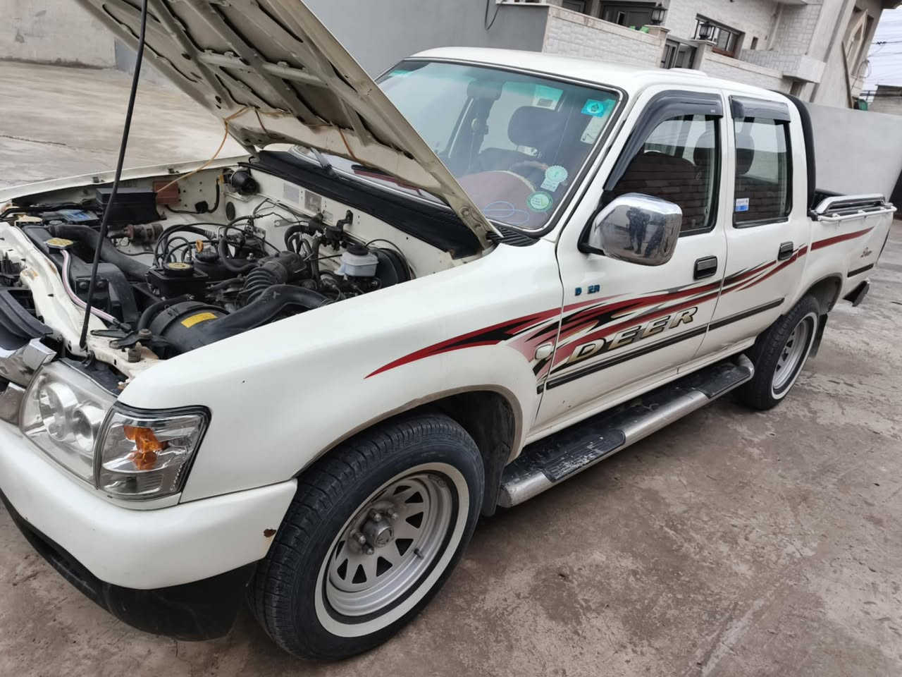 بيكم دير للبيع
2007
صبغ حزام 
لا صرف ولا نفخ 
طخم  تاير جديد 
شرط التحويل
السعر 60 وبيها مجال
***********
