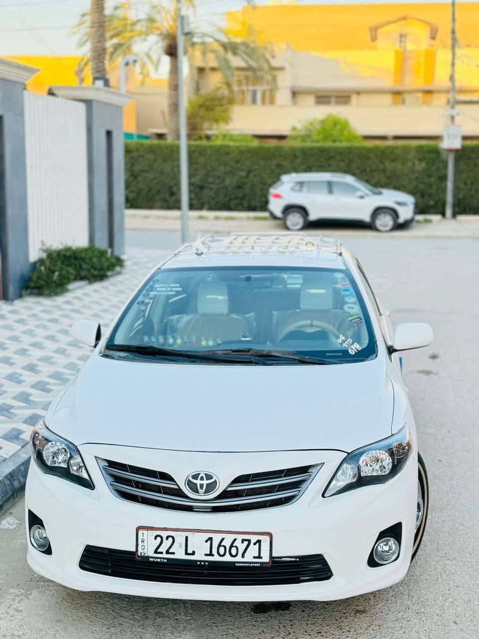 السلام عليكم للبيع كورلا 2013 ياباني اصلي بريم آخر إصدار سنه 13
رقم أربيل بسمي هزه فحص جديد 
خليجي مكفوله كفاله عامه 

معروضه 124 وبيها مجال 

رقم الهاتف ***********

مواصفات فول 1/1 عده الفتحه 
شاشه جبيره + كاربلي 
كشنات كهرباء + جلد 
حساسات أمامي 
حساسات خلفي 
مكينه 1800
داخل صاج 
تحكمات ستيرن 
مري قلاب 
تخم تاير 
صدر امامي وخلفي كله وكالة شيدته اصلي
