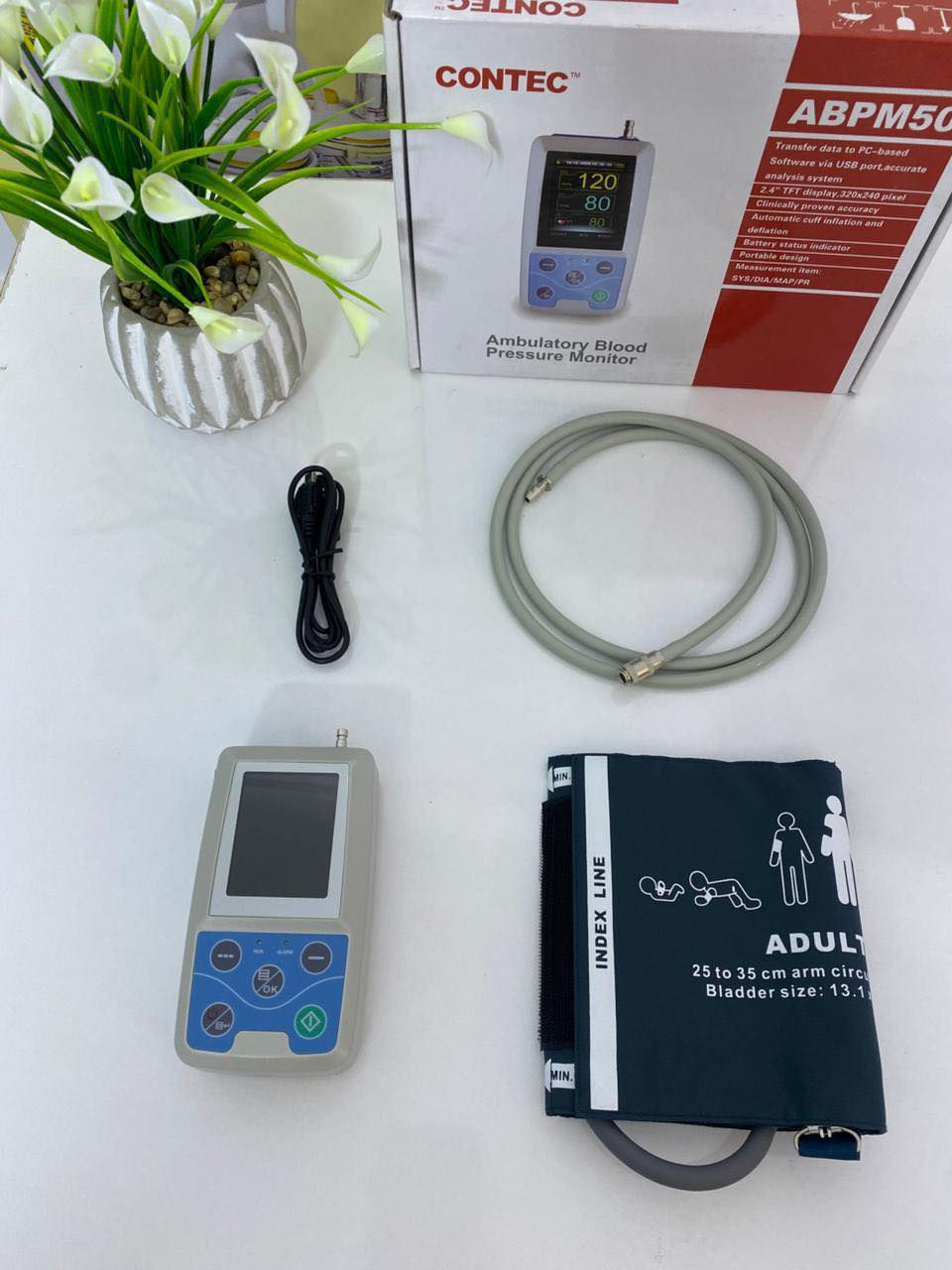 � وصول جهاز الهولتر لقياس ضغط الدم
Holter Blood Pressure Monitor

يعلن مكتب سما الطب عن توفر جهاز هولتر قياس ضغط الدم لمدة 24 ساعة من شركة CONTEC.

🔹 مراقبة مستمرة لضغط الدم خلال النشاط اليومي والنوم
🔹 يساعد الأطباء في تشخيص ارتفاع الضغط الخفي (Masked Hypertension)
🔹 كشف White Coat Hypertension داخل العيادة
🔹 يوفر تقارير وتحليل دقيق لقراءات الضغط خلال 24 ساعة
🔹 إمكانية نقل البيانات إلى الكمبيوتر وتحليل النتائج بسهولة
🔹 يعمل بواسطة بطاريات لضمان تسجيل متواصل لمدة 24 ساعة بدون الحاجة للشحن

✨ خيار مثالي للأطباء والعيادات لمتابعة وتشخيص حالات ضغط الدم بدقة أعلى.

📍 متوفر الآن في مكتب سما الطب
باب المعظم – مقابل دائرة صحة بغداد الرصافة

📞 للاستفسار:
***********
***********
