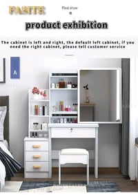 ميز تواليت • تصميم حديث • تخزين واسع