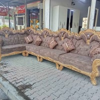 نجف حي العسكري • طقم قنفات 5قطع • غرفة نوم 6أبواب