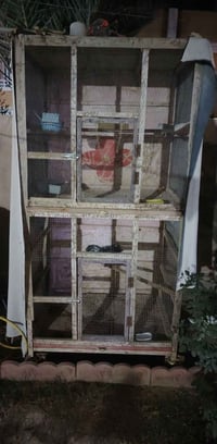 متاح قفص خانتين متر في متر إرتفاع مترين سعر 45شراي يخابر‏‪07741084559‬...