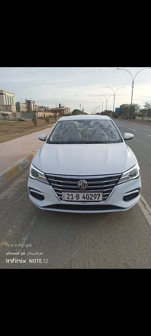 السلام عليكم MG5 كونفورت 2024 رقم سليمانية
مكفولة من الدعامية الى الدعامية بيهة طخة صغيرة ممبينة بالجاملغ الخلفي مال سايق موظحة بالسونار مع الصور وبيهة ظمان شركة
ماشية 37 الف وقابلة للزيادة مطلوب عليهة دفتر وخمس ورقات وبيهة مجال بسيط  للاستفسار ***********

‏‎المحرك 1500 تنفس طبيعي 
‏‎كير اوتماتيك 
‏‎شاشة carply
‏‎تحكم ستيرن جهتين
‏‎مثبت سرعة
‏‎ايرباك عدد 2
‏‎اشاير بالمري
‏‎ ترحيب
‏‎حساس اطارات 
‏‎ويل كب  
بصمة
