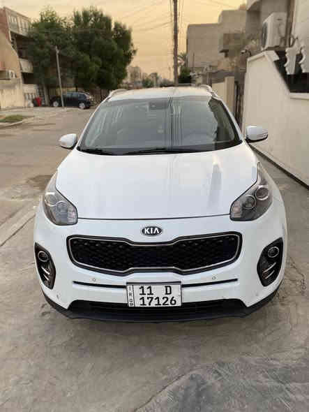 سلام عليكم كيا سبورتج 2017 خليجي مكفول من الصبغ فقط بيها بارد رقم بغداد ابـ اسمي لون ابيض فول مواصفات عده السلايت 
بصمة ابواب 
بصمة تشغيل 
حساسات اماميه 
حساسات خلفيه 
مري شفط 
ترحيب عند التقريب من السياره
جنطه كهربائي 
كشنات كهربائيه جهتين
كامره خلفيه 
ثلاث انظمه قيادة سبورت ايكو عادي
أشاير بل مري 
ويلكب حجم 17
محرك 2000 دوش
تحكمات ستيرن جهتين 
هند بريك بصمه
توقف ذاتي
تبريد قطعتين امامي خلفي
تبريد ❄️ وتدفئة ☀️ 
مكان السياره بغداد حي العامل السعر 178 وبيها مجال بسيط رقم الموبايل ***********
