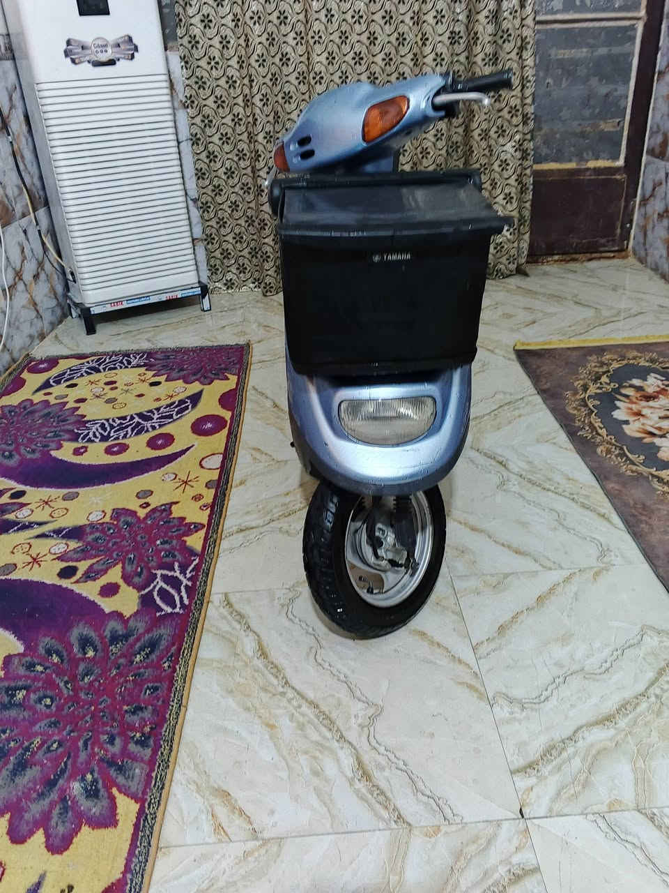 يا الله سلام عليكم شباب منغولي موديل 2003دراجه جديده مكفوله كفاله عامه من كلشي دراجه حاويه كله بلاديه سلف هندر لايت شاير كله شغاله سعره 550مكاني كربلاء حي نضال الي يريده بخدمته ***********
