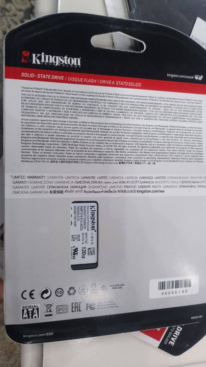 هارد Kingston 120GB
سعر القطعة 25.
السعر لجميع القطع عدد5
110.
يتوفر توصيل لكل المحافظات


**إذا كنت صاحب هذا الإعلان وتريد حذفه لأي سبب، رجاءا أرسل رسالة إلى الدعم الفني**
