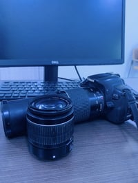 كانون D650 • عدسات 18-55 70-200 • فلاش عاطل