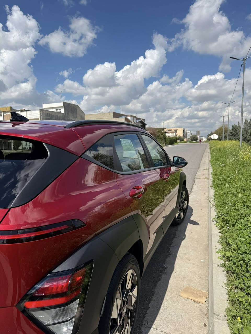 سلام عليكم
‏هونداي كونه 2024
ضرر دعاميه اماميه فقط ايرباك ستيرن طاك راجع سستم 
سياره نص مواصفات
بصمه
تشغيل عن بعد
نقطعه عمياء 
رادار امامي وخلفي وجانبي
سعر 180$
رقم الهاتف ***********￼
