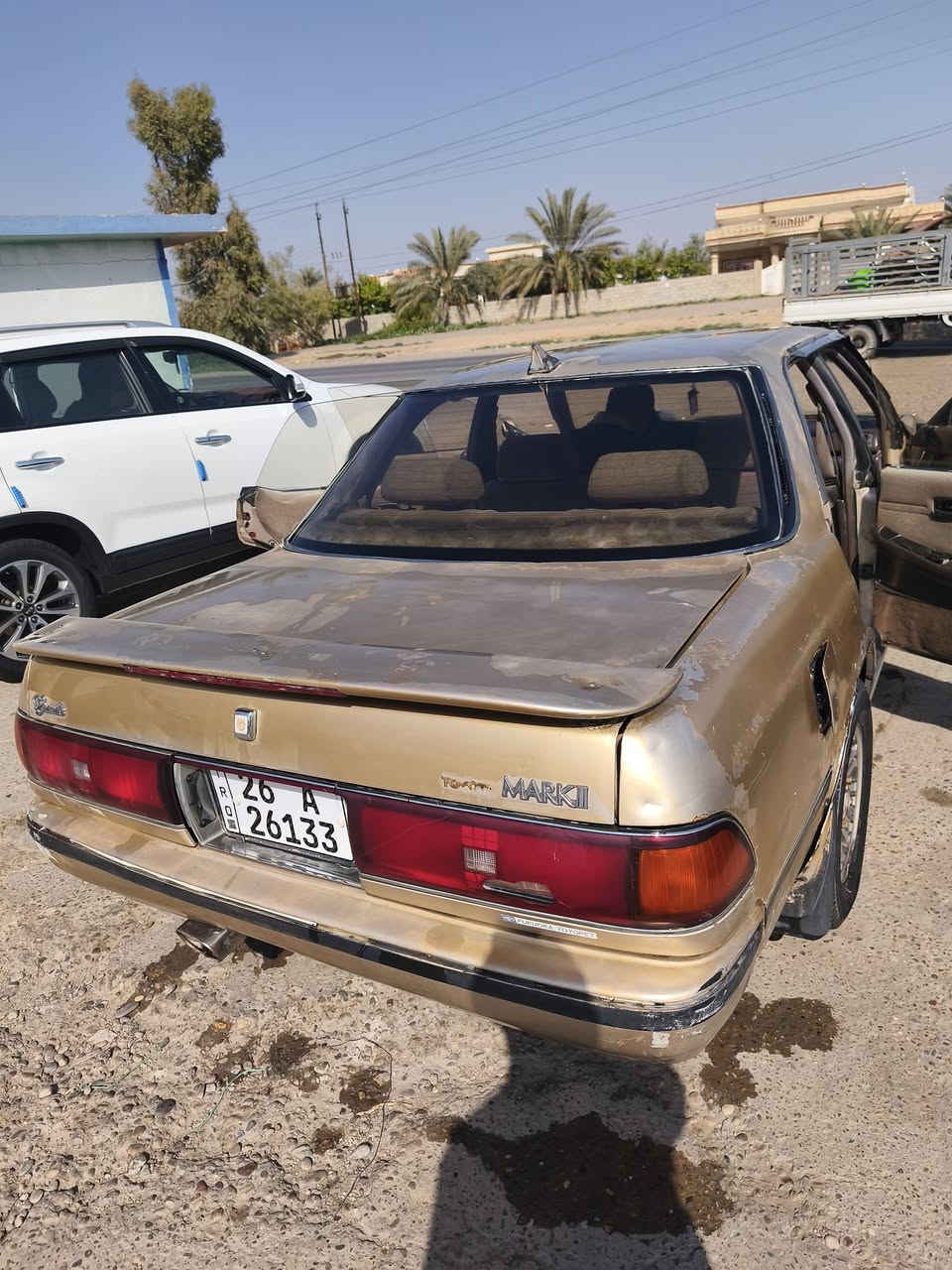 السلام عليكم
سيارة مارك تكم للبيع 
محرك وكير كامله 
سيارة خير من الله لاتنقيص ولاتبخير 
تبريد شغال ثلج 
تايرات جدد 
مابيهه اي نقص 
السعر عل خاص 
ارقامهه انكليزي بأسمي تحويل ثاني يوم 
عنوان السيارة صلاح الدين قضاء بلد جمعية الإمام
للاستفسار اتصل وتدلل الرقم ***********
