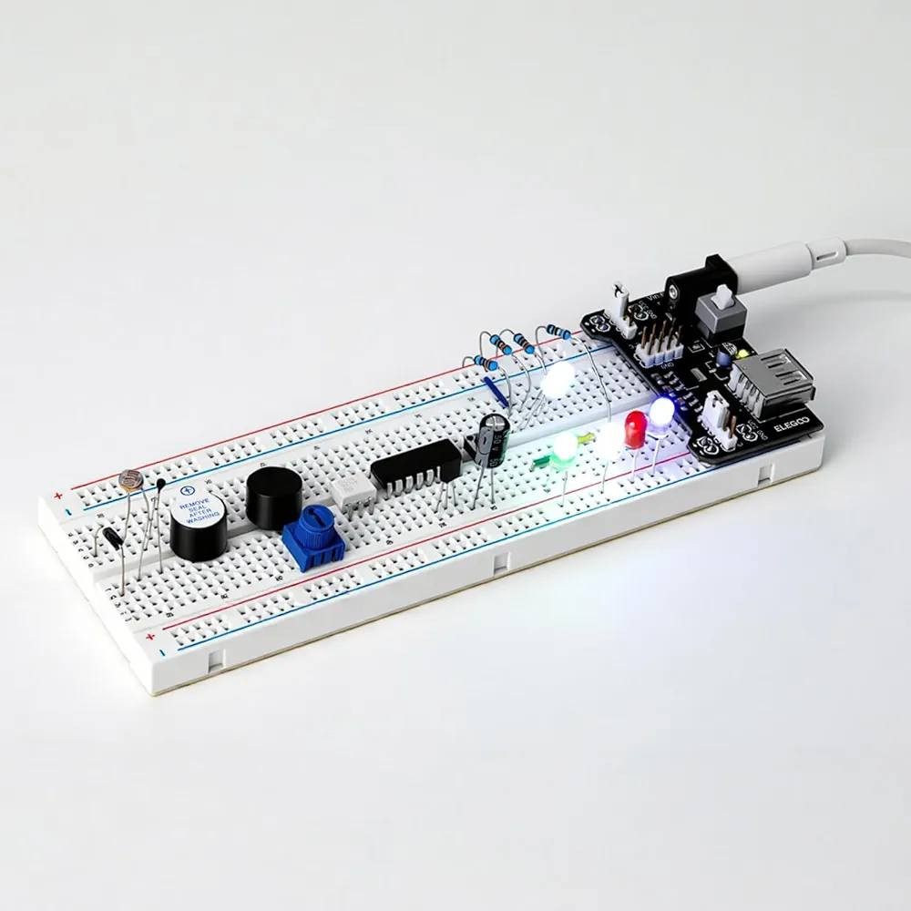 مجموعة الكترونيات ممتعة مطورة مع وحدة امداد الطاقة، اسلاك توصيل مقياس جهد دقيق، لوحة توصيل 830 نقطة ربط متوافقة مع اردوينو، STM32 بكج كامل


**إذا كنت صاحب هذا الإعلان وتريد حذفه لأي سبب، رجاءا أرسل رسالة إلى الدعم الفني**