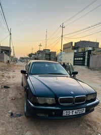 للبيع بي ام خفاش ٧٤٠ اصل بليته وسنويه موديل ٩٥ محدث ٢٠٠ رقم بغداد نكلي...