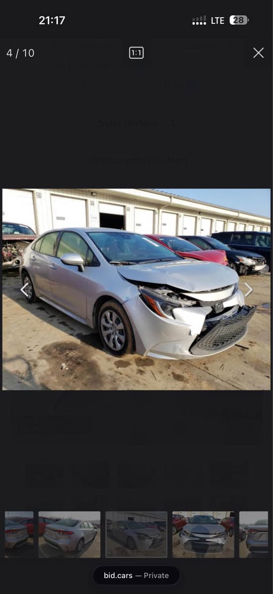 کرۆلا ٢٠٢١ LE 
بۆنیت سبوخە سەرە چامرخەکان بست بست بۆیاخە
بێ ئێرباگ بێ داخیلی 
١٣٧ مەجال 
*********** أربيل, العراق
