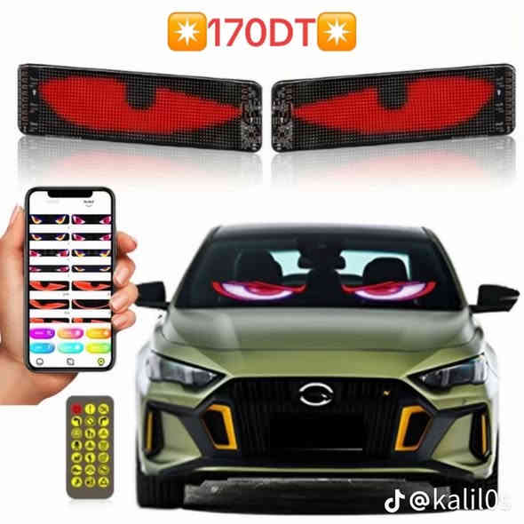 #بلاشش عيون قياس القطعه 38 سم والقطعتين  76 سم سعر القطعه 30 الف سعر القطعتين 55 القطعه تشتغل عادي وكلشي تكدر تشغل عيون كتابات اميلات اي شي ابالك ترهم للدراجات والسيارات الاستفسار اكثر راسلني واتس ***********
