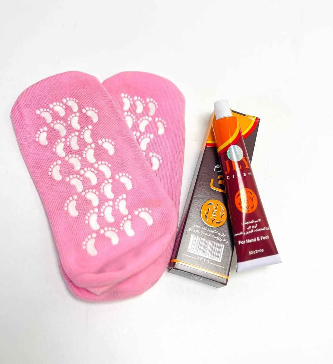 عرض تنعيم القدم وإزالة التشققات 🐰❄️ ‧₊𓏲 ๋࣭ ࣪ ˖☃️
🧦 جواريب سليكونية + كريم (جي) الإيراني الأصلي 🇮🇷
🤍 كريم جي الإيراني الأصلي
✨ ترطيب عميق
🎀 تبييض وتنعيم
 إزالة التشققات لليد والقدم
 نتائج تخبل من أول أيام
✅ الأصلي (أم الفسفورة / ختم الشركة)
🧦 جواريب سليكون
✨ تعالج التشققات والجفاف
🤍 تحافظ على رطوبة الكعبين
🎀 ناعمة ولطيفة على البشرة
💫 قابلة للغسل. بغداد, العراق


**إذا كنت صاحب هذا الإعلان وتريد حذفه لأي سبب، رجاءا أرسل رسالة إلى الدعم الفني**