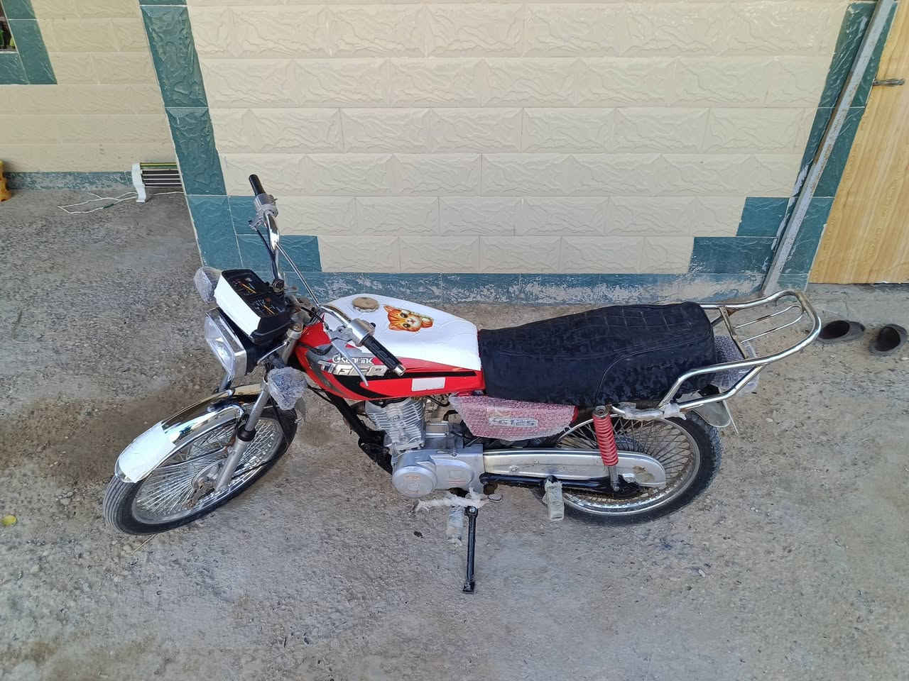 سلام عليكم دراجة تايكر موديل (2021) اوراق اصلي مكينه مامفتوحه كهرباياته شغاله دراجة خير من الله السعر( 375) الشراي يتصل)(***********) مكاني بابل قضاء المحاويل
