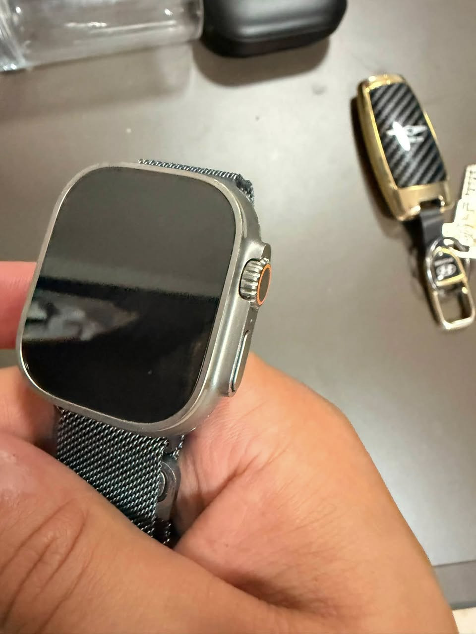 Apple watch ultra 2
البطارية 98 جديدة فول الساعة ولا شخط بيها صار فتره ماخذها بس ولا استعملها انطيك وياها تلث سيوره بدون كارتونه و وياها شاحنتها الاصلية اكيد
سعرها قفل من الاخير 750 الف 

راسلني واتس لو ماسنجر 
*********** رقم الواتس بس مراسله مو اتصال
