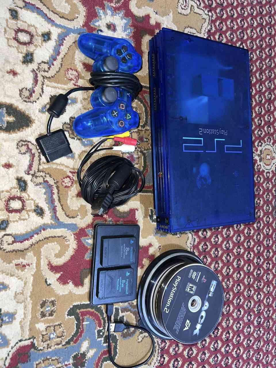 السلام عليكم
بلي ستيشن 2 فري ريجن باله لون ازرق شفاف Ocean blueمميز نضافه 90% موضح بالصور
الجهاز تحوير ماتركس فري ريجن يشغل (فلاش+اقراص اصلي وكوبي +هارد) الجهاز ياباني اصلي وغير مجدد شرط الفحص والشغل اصدار37000 سحب العدسه سريع الجهاز كامل ملحقات مع جوستك +34قرص عناوين حلوه
+هارد 320كيكا بيه هواي العب واغلب اجزاء بيس  واله الحرب وميدل اوف هونور وعاصفه الصحراء وهواي العاب ودبل ميموري
السعر 95الف وبيه مجال بسيط
عنواني البصرة المعقل مقابل مستشفى الموانئ
ماعندي توصيل 
رقمي *********** واتساب موجود.
