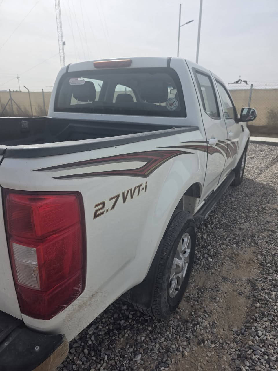 بيك اب كريت ول  ونگل٧ گاز  موديل ٢١
ماشيه ١٢٩ الف كيلو 
محرك نظيف
گير عادي ٦ نمر نظيف 
تبريد 
حداديه نظيفه 
 تايرات نظيفات 
جاهزه السياره من كلشي و كفاله عامه ماعده ٤ اصابع بخشم الچاملغ عكس سائق تكحيل 

السنويه صار شهرين منتهيه  بأسم ولد بالبصره بالاربع شوارع تحويل يحول فقط بدون وكاله 
رقم بغداد انگليزي مشروع وطني 
السعر ١٢٠ و بيه مجال قليل


**إذا كنت صاحب هذا الإعلان وتريد حذفه لأي سبب، رجاءا أرسل رسالة إلى الدعم الفني**