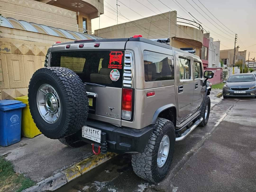 سلام عليكم همر h2 البيع موديل 2003 سعر ١٦٠ يرادله ترتيب مكان بغداد رقم انكليزي رقم ***********
