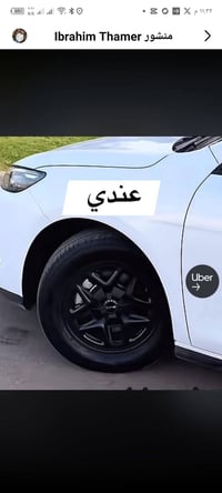 عندي زوج تاير ويل اسود بيوادي اخو الزيرو سياره ماشية 5000 يرهم سبير .....