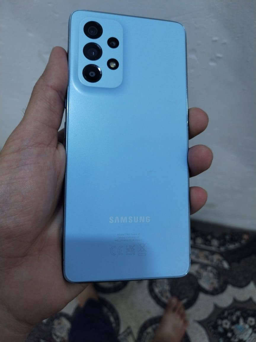 السلام عليكم
للبيع
سامسونك اي53 فايف جي 
SAMSUNG A53 5G 

موبايل على وضع الشركة 
بلادي 
ما مفتوح ونضيف 
وشغااال كامل

الذاكرة 128
العشوائية6+6=12

المعالج 👇🏻
هـ Exynos1280 
إكسينوس1280
تكنولوجيا 5 نانو

بالبوبجي60فريم
وHDR
وجيروسكوب
فووول سلاسه 

البطارية5000
 منفذ الشحن تايـبـسـي

بصمة اصبع مدمجه بالشاشة
+بصمة وجهـ

الشاشة120هيرتز 
فول أچ دي بلس
سوبر أموليد+FHD 

سماعات ستيريو
 صوت عالي ونقي 

كامراته تخبل زلااال 

ويا حافظة جديده 
موبايل مال جناي 

فقط بي فطور بالكلاس 
ما مأثر على شي أبد 

(( السعر 135 )) 
شراي اتصل 
 العنوان الرمادي 
هـ***********
