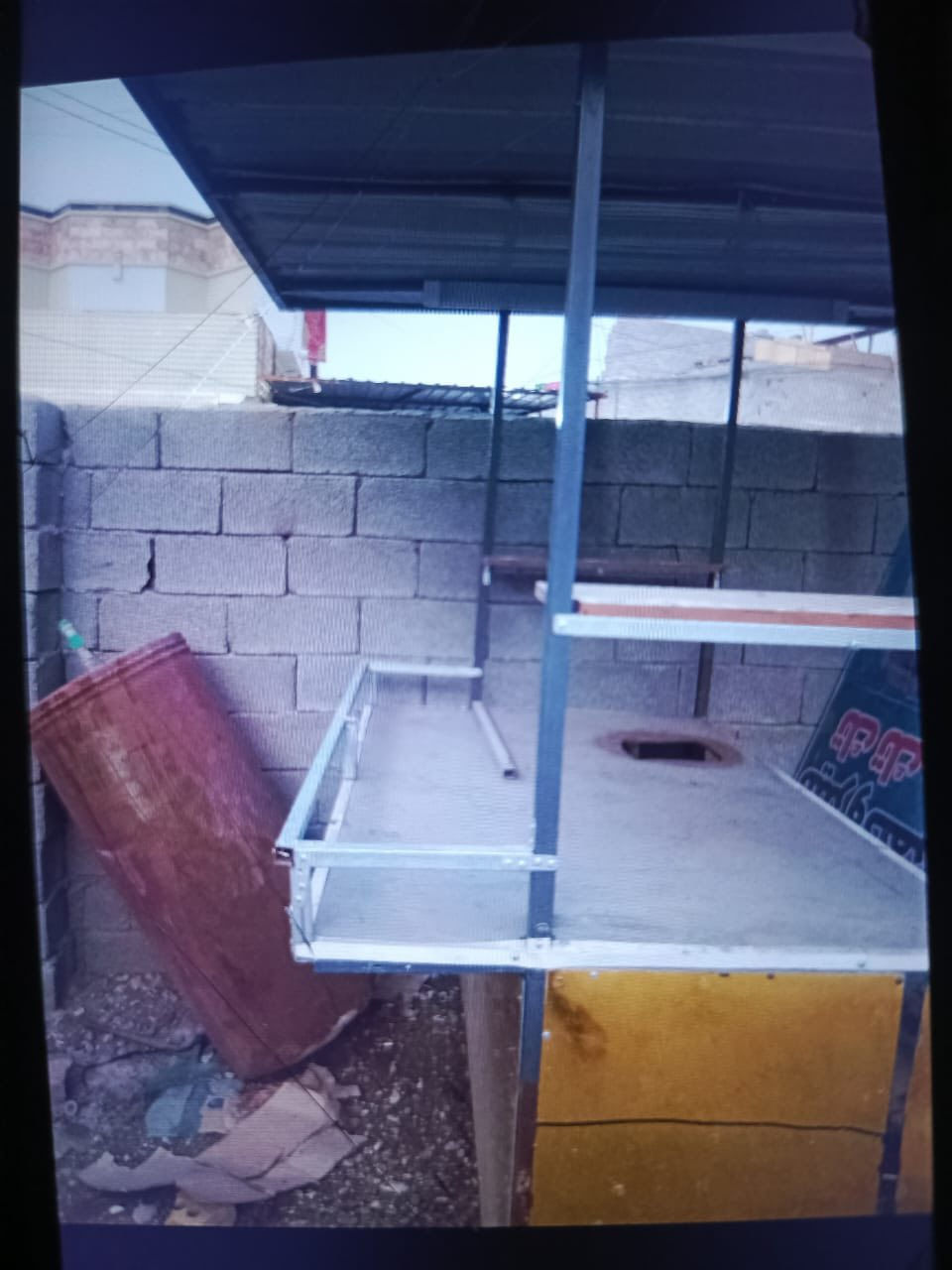 سلام عليكم عربانه جاهزه للبيع المكان مدينه الصدر السعر 350الف لاتصال ***********
يصلح عربانه لبلبي او فلافل
