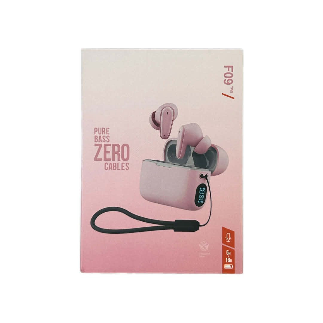 🎧💥 استمتع بتجربة صوتية لا مثيل لها!

سماعات PURE BASS ZERO CABLES F09 تمنحك صوت Hi-Fi ستيريو نقي وعميق، ومكالمات هاتفية واضحة بفضل الاتصال اللاسلكي المستقر 🎶📞  

✨ المميزات:
- ستيريو عالية الدقة لتجربة صوتية مميزة  
- اتصال Bluetooth 5.3 سريع ومستقر  
- تصميم خفيف الوزن مع ثبات مريح داخل الأذن  
- مقاومة للماء بمعيار IPX4 لمقاومة العرق ورذاذ الماء  
- تحكم باللمس للموسيقى والمكالمات بدون الهاتف  
- مكالمات ستيريو بخاصية Hands-Free  
- تصميم لاسلكي مستقل لكل سماعة  
- متوافقة مع أجهزة iOS وAndroid  
- زمن تشغيل: 5 ساعات للسماعات + 16 ساعة مع علبة الشحن  

📦 محتويات الصندوق:
- سماعات PURE BASS ZERO CABLES F09  
- علبة شحن مدمجة  
- كابل شحن  
- دليل الاستخدام  

💰 السعر: 18,000 دينار  
🚚 التوصيل:  
- بغداد: 3,000 دينار  
- باقي المحافظات: 5,000 دينار  

🔍 مميزات إضافية:  
- فحص المنتج عند الاستلام  
- استبدال خلال 7 أيام في حال وجود خلل مصنعي  

📲 اطلب الآن وخلي كل لحظة موسيقية أحلى!


**إذا كنت صاحب هذا الإعلان وتريد حذفه لأي سبب، رجاءا أرسل رسالة إلى الدعم الفني**