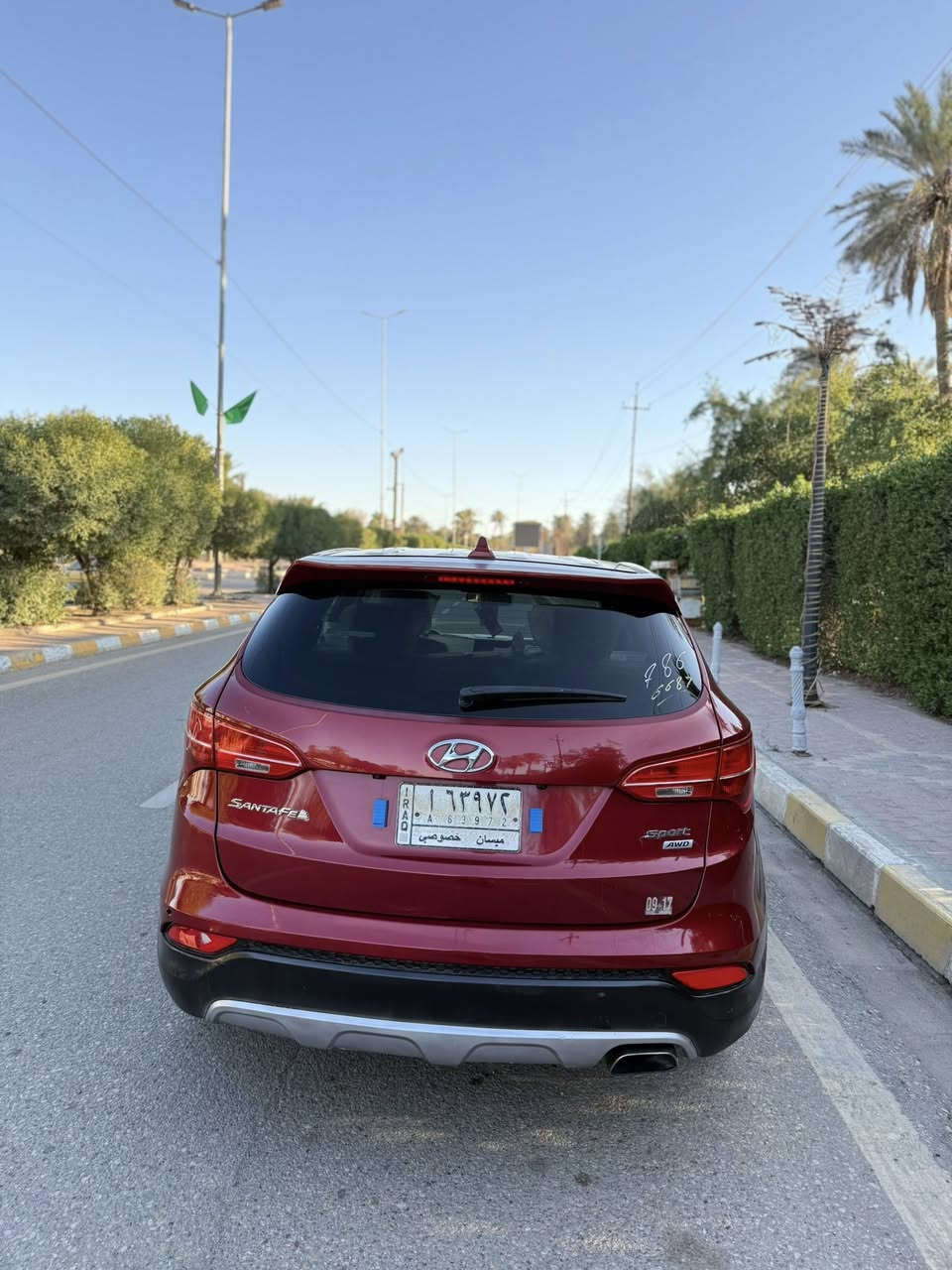 السلام عليكم سنتافي 2016 وارد امريكي بدون تعمير داخلي فقط البنيد ولجاملغ بس اي تعمير داخلي ماكو رقم ميسان تحويل ثاني يوم مكينه 2400V4 القديمه المرغوبه 
لا تنقيص ولا تبخير شرط من الشروط ولا دوانس كفاله كير مكينه حداديه تبريد تخم تاير جاهزه للاخير السياره الحمد الله اي نقص ما بيه العنوان ميسان حي المعلمين القديم 
للاستفسار ع الرقم ***********
