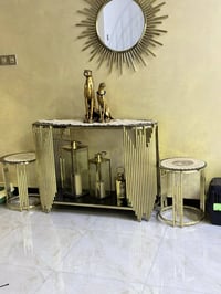 كونسول وطبلة وسطيه جام وطبلات اثنين صغار ،،سيت متكامل ذهبي،،السعر 250 ...