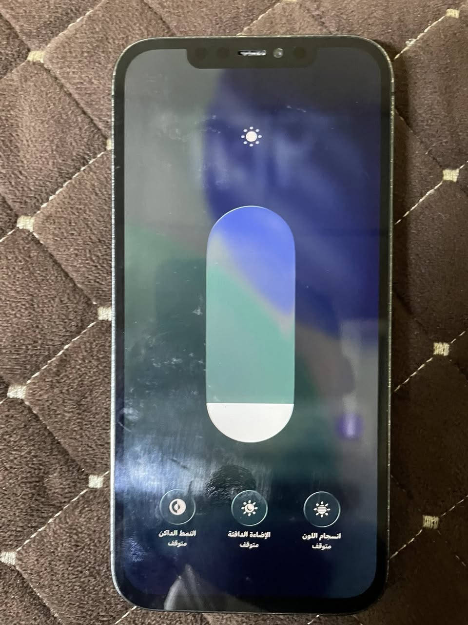 البيع فقط بدون مراوس
ايفون 12 برو ماكس 

لون اسود 

ذاكره 512 

نموذج ML 

بطاريه 100 مبدل اصلي 

دبل سيم كارت 

جهاز مبدل شاشه وبطاريه وكامره X5 ما تشتغل 

سعر 280 

مكان موصل لايسر 

*********** 
***********
