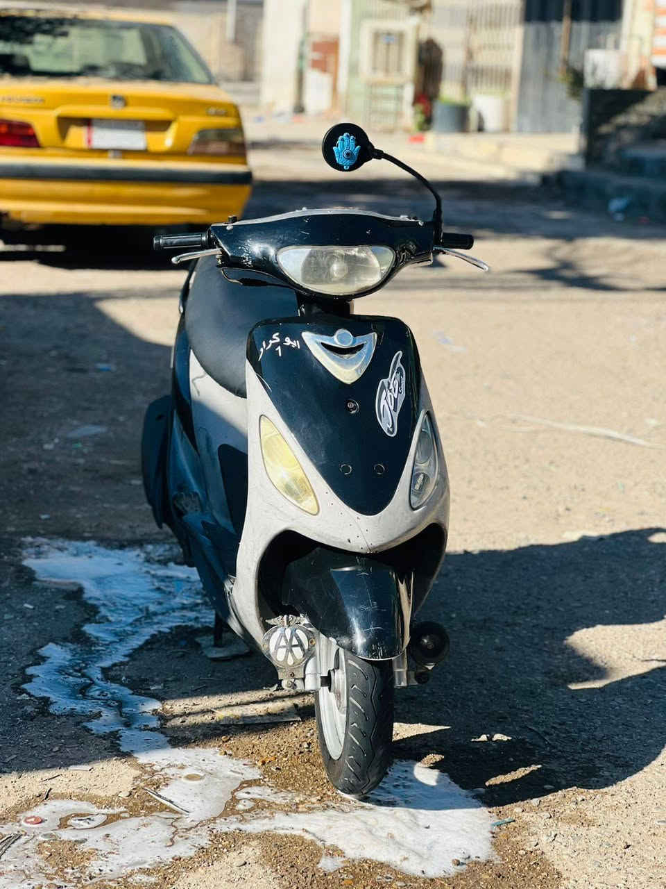 سلام عليكم دراجه ماكس منغولي دراجه جاهزه من كلشي اي نقص مابيهه الدراجه نكره سلف تايرات زوج جديد كهربائيات كله شغاله الدراجه معروضه 500 وبيهه مجال العنوان بغداد غزاليه شارع الضغط الرقم الهاتف ***********
