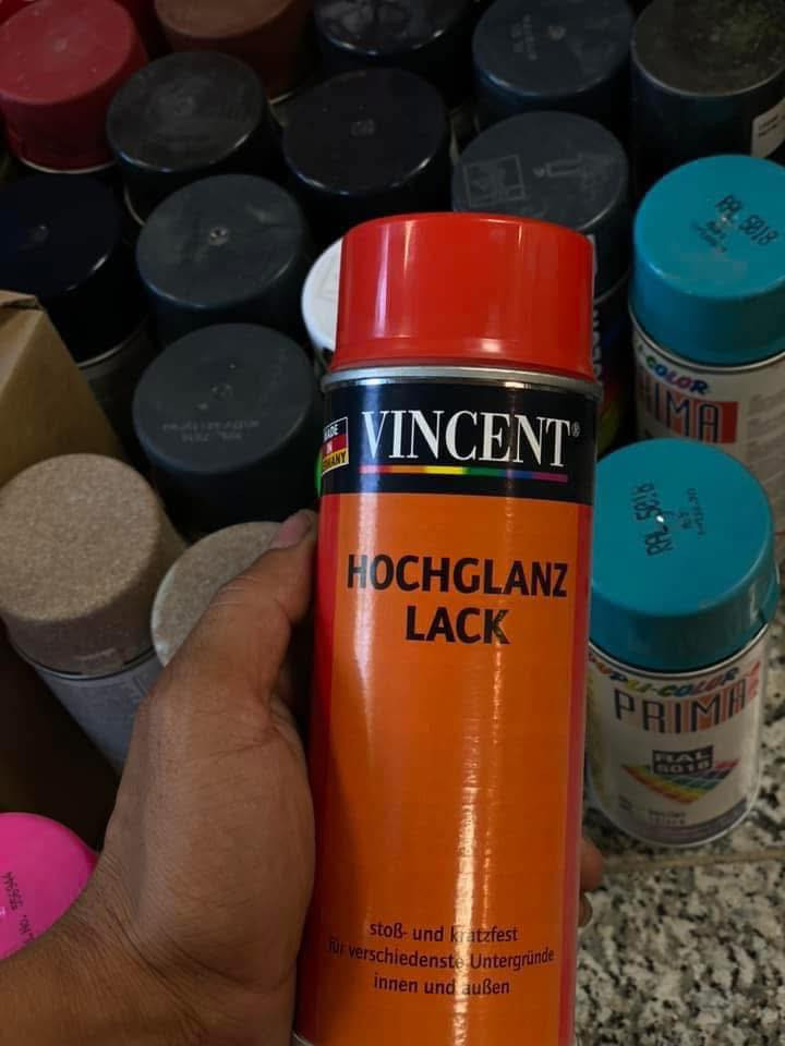 سلام عليكم

الألوان  المتوفرة لدينا تستخدم للحديد للخشب الكاونترات للسيارات للألمنيوم للزنجار كلشي ببالك ينصبغ 🔥

تكدر تغير لون داخل سيارتك بأيدك
الأسعارتبدي من 15 لل25 الف  
يوجد توصيل جميع المحافضات 5 الالف 
اصباغ سبرا متوفر جميع الالوان من ارقى الماركات العالمية 
آلماني اسباني هولندي
يوجد توصيل جميع المحافضات 5 ألألف 
اي آستفسار مراسله الصفحه او الاتصال 
***********
