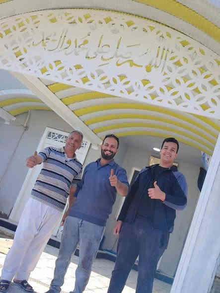 بسم الله الذي لايضر مع اسمه شيء في الأرض ولا في السماء وهوه السميع العليم....
تم بعون الله🙏اكمال مسقف كيسبان لسيد. فارس الحسيني 
افظل طريقه للحمايه من حرارة أشعة الشمس
والامطار والحالوب هوه مسقف الكيسبان 🌐 
 ونعمل كافه انواع الحداده 🏚🏠

😊  شغل درجه اولا 🙆‍♂️  والعمل  حسب الطلب 😍🎪
 متوفر جميع لوان 🌈    
ويتم نجاز لعمل نفس اليوم 🕔
حدادة خالد الحميداوي ***********
🌷🌺🌺
