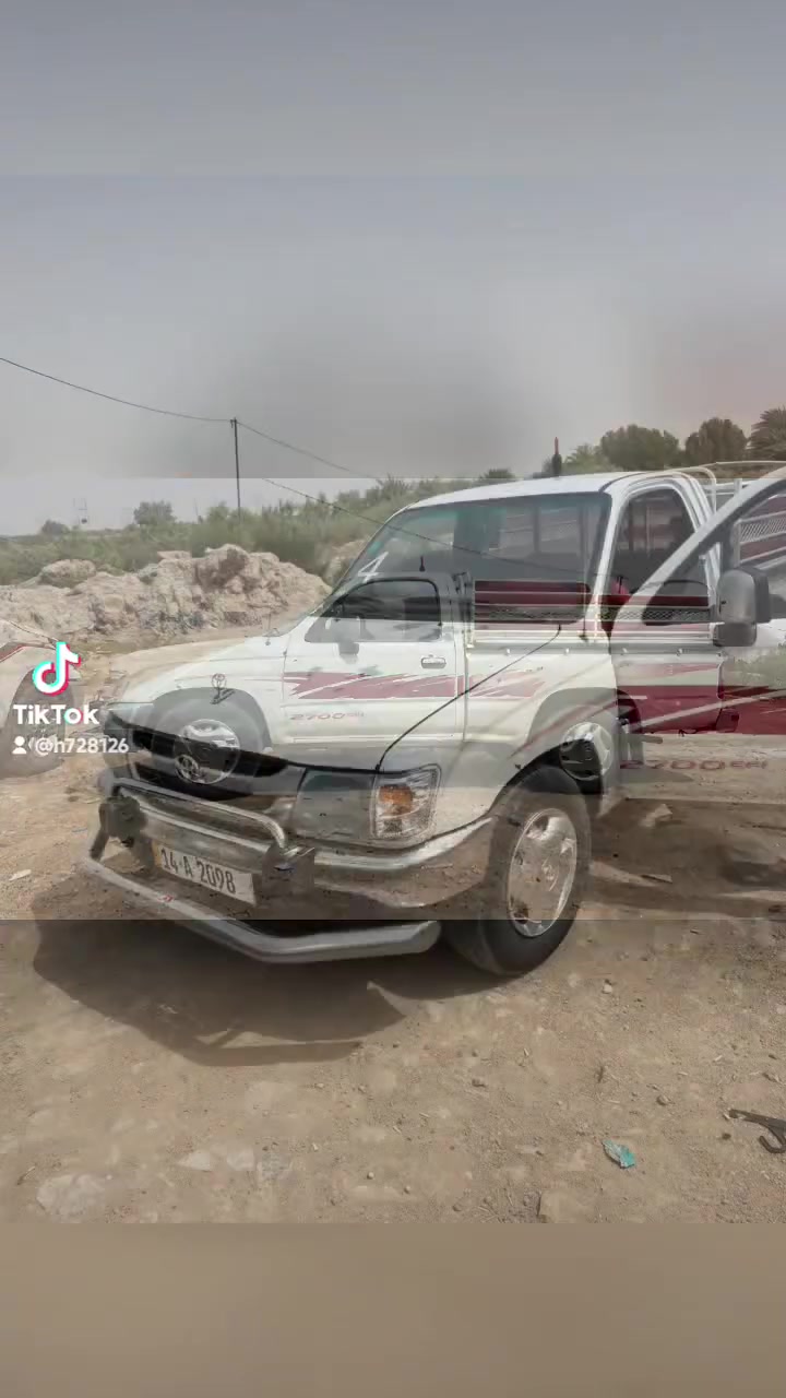 سلام عليكم تيوته لبيع
2004 كفاله عامه 
خطت شركه 
كير محرك كارتون شرط 
حداديه كارتون 
شاصي كفاله 
اكسن كارتون 
سياره كفاله من كل عيب ترايك بصره اربيل 
رقم نكليزي مداور ثاني يوم 
رقم بصره سنويه 30 يله تنتهي 
سعر 105وبيه مجال لشراي بصيط 
العنون ناصريه 
اتصل ***********
