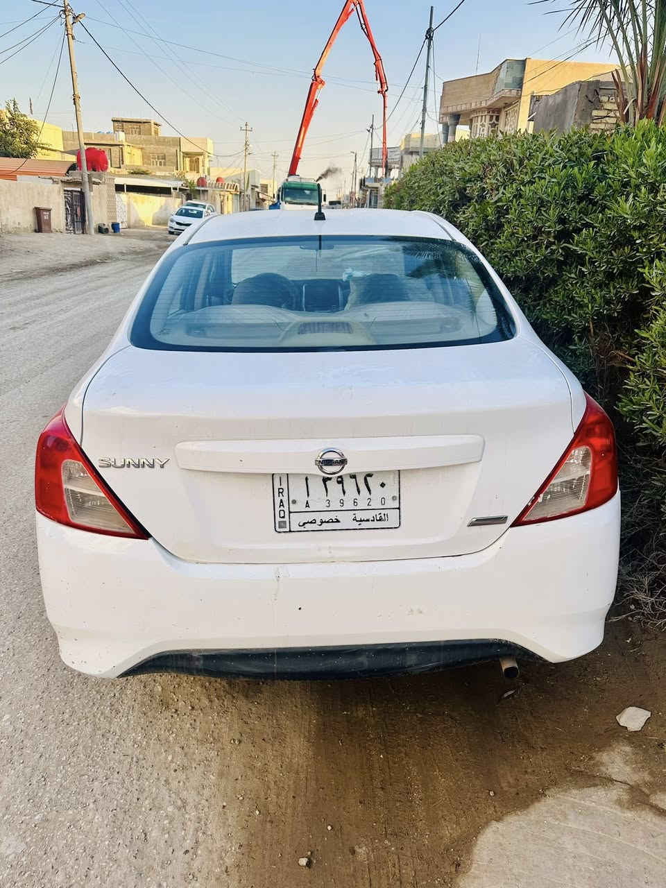 نيسان صني هندي 2016
رقم قادسية 
مكينة وكير مكفولات و تبريد شغال 
والبنيد امبدل 
تخم تاير جديد والحدادية نضيفه وداخله نضيف مثل ما موضح بالصور 
السعر 90 وبيه مجال 
للاستفسار الاتصال ع الرقم ***********
المكان /بابل /قضاء الهاشمية
