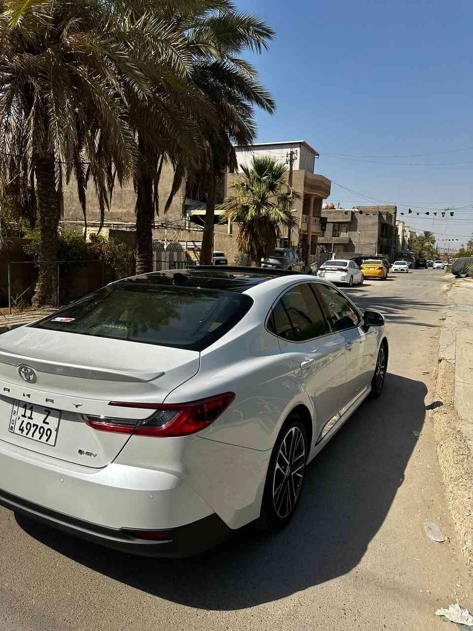 السلام عليكم. كامري عبد الطيفLE. موديل
٢٠٢٥. ماشيه ٢٥ الف. فول مواصفات ١/١ بنوراما تك كرسي

كهرباء . برده خلفيه باقي مواصفات معروفه. مكفوله من 

ضربه صبغ سياره مغلفه ppf. بل كامل عليه عازل حراري

مال جام . السعر ٢٨٥ ورقه وبيها مجال. رقم تليفون 

***********
