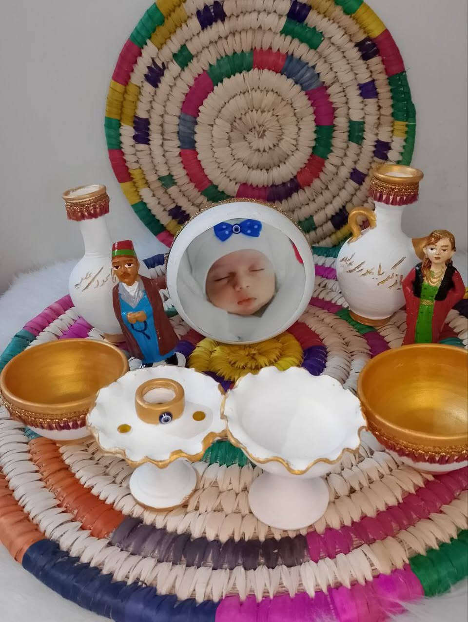 صواني زكريا فاخرة بتصاميم راقية، مزينة بمجسمات بغدادية أنيقة أو بأسماء الأطفال، تُنفَّذ بدقة لتليق بذوق الزبائن المميزين وتبقى ذكرى جميلة.
للحجز والاستفار خاص
او واتساب
***********
